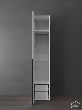 Шкаф Linnea MHR-1-3 2050х400х510 (Белый-М 11.1.2) в Заводоуковске - zavodoukovsk.ok-mebel.com | фото 6