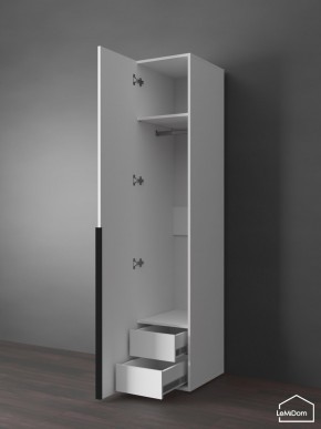 Шкаф Linnea MHR-1-3 2050х400х510 (Белый-М 11.1.2) в Заводоуковске - zavodoukovsk.ok-mebel.com | фото 7