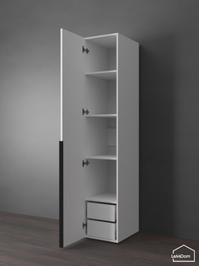 Шкаф Linnea MHR-1-3 2050х400х510 (Белый-М 11.1.2) в Заводоуковске - zavodoukovsk.ok-mebel.com | фото 5