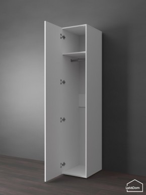 Шкаф Linnea MHR-1PO 2050х400х510 (Белый-М 11.1.1) в Заводоуковске - zavodoukovsk.ok-mebel.com | фото 4