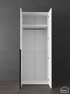 Шкаф Linnea MHR-2 2050х800х510 (Белый-М 11.1.2) в Заводоуковске - zavodoukovsk.ok-mebel.com | фото 4