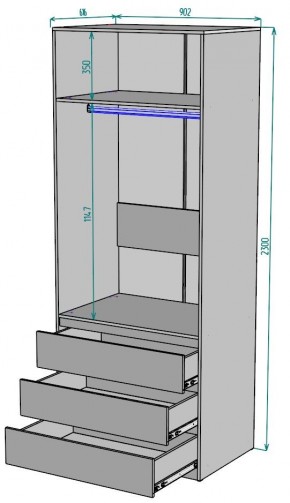 Шкаф Мальта H171 в Заводоуковске - zavodoukovsk.ok-mebel.com | фото 2