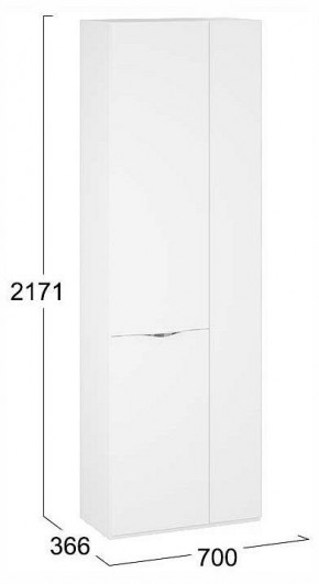 Шкаф платяной Глосс СМ-319.07.016 в Заводоуковске - zavodoukovsk.ok-mebel.com | фото 4