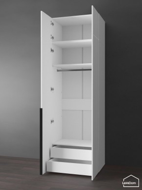 Шкаф с антресолью Linnea MHR-2A-3 2450х800х510 (Белый-М 11.1.1) в Заводоуковске - zavodoukovsk.ok-mebel.com | фото 5