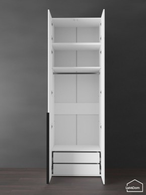 Шкаф с антресолью Linnea MHR-2A-3 2450х800х510 (Белый-М 11.1.1) в Заводоуковске - zavodoukovsk.ok-mebel.com | фото 6