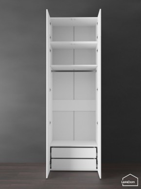 Шкаф с антресолью Linnea MHR-2POA-3 2450х800х510 (Белый-М 11.1.1) в Заводоуковске - zavodoukovsk.ok-mebel.com | фото 5