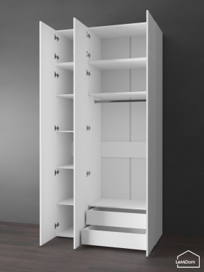 Шкаф с антресолью Linnea MHR-3POA-2 2450х1200х510 (Белый-М 11.1.2) в Заводоуковске - zavodoukovsk.ok-mebel.com | фото 5