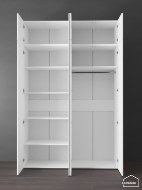 Шкаф с антресолью Linnea MHR-4POA-1 2450х1600х510 (Белый-М 11.1.2) в Заводоуковске - zavodoukovsk.ok-mebel.com | фото 4