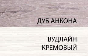 Шкаф угловой с полками 97х97, OLIVIA, цвет вудлайн крем/дуб анкона в Заводоуковске - zavodoukovsk.ok-mebel.com | фото 4