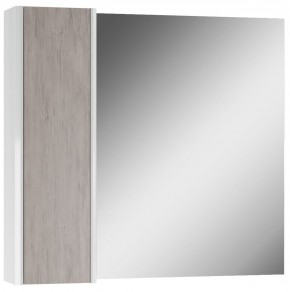 Шкаф-зеркало Uno 80 Дуб серый левый/правый Домино (DU1504HZ) в Заводоуковске - zavodoukovsk.ok-mebel.com | фото 6