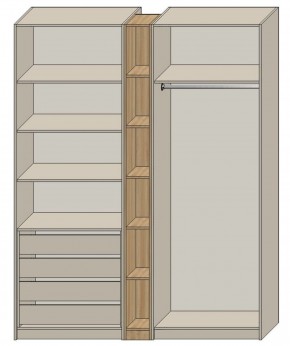 Спальня Серый камень + Кровать (серии «ГЕСТИЯ») в Заводоуковске - zavodoukovsk.ok-mebel.com | фото 7