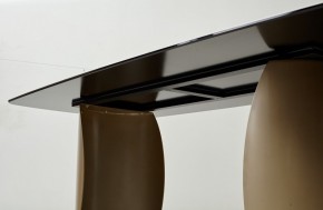 Стол BRONTE 220 KL-188 Контрастный мрамор матовый, итальянская керамика/ Шампань, ®DISAUR в Заводоуковске - zavodoukovsk.ok-mebel.com | фото 6