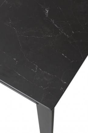 Стол CORNER 120 MATT BLACK MARBLE SOLID CERAMIC / BLACK, ®DISAUR в Заводоуковске - zavodoukovsk.ok-mebel.com | фото 5