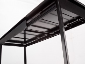 Стол CREMONA 140 HIGH GLOSS STATUARIO Белый мрамор глянцевый, керамика/ черный каркас, ®DISAUR в Заводоуковске - zavodoukovsk.ok-mebel.com | фото 6