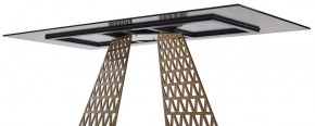 Стол ENNA 220 KL-188 Контрастный мрамор матовый, итальянская керамика/ каркас цвета шампань, ®DISAUR в Заводоуковске - zavodoukovsk.ok-mebel.com | фото 12
