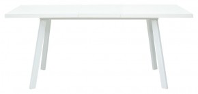 Стол ФИН 120 Белый, стекло/ Белый каркас М-City в Заводоуковске - zavodoukovsk.ok-mebel.com | фото 2