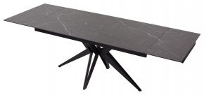 Стол FORIO 160 MATT BLACK MARBLE SOLID CERAMIC / BLACK, ®DISAUR в Заводоуковске - zavodoukovsk.ok-mebel.com | фото 5