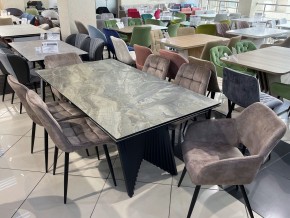 Стол IVAR 180 MARBLES KL-80 Серый мрамор, итальянская керамика, ®DISAUR в Заводоуковске - zavodoukovsk.ok-mebel.com | фото 11