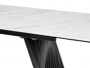 Стол IVAR 180 MARBLES KL-99 Белый мрамор, итальянская керамика/серый, ®DISAUR в Заводоуковске - zavodoukovsk.ok-mebel.com | фото 8