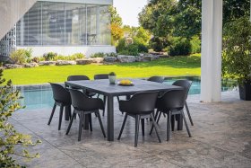 Стол раскладной Джули (Julie Double table 2 configurations) Графит в Заводоуковске - zavodoukovsk.ok-mebel.com | фото 6