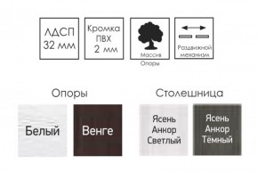 Стол раскладной Ялта-2 (опоры массив резной) в Заводоуковске - zavodoukovsk.ok-mebel.com | фото 4