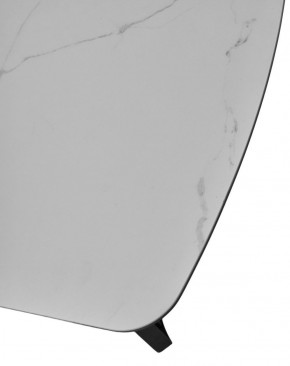 Стол RASMUS 160 TL-45 Белый мрамор, испанская керамика / черный каркас, ®DISAUR в Заводоуковске - zavodoukovsk.ok-mebel.com | фото 6