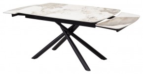 Стол RIVOLI 140 GLOSS LUXURY PANDORA SOLID CERAMIC / BLACK, ®DISAUR в Заводоуковске - zavodoukovsk.ok-mebel.com | фото 6