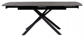 Стол RIVOLI 140 MATT BLACK MARBLE SOLID CERAMIC / BLACK, ®DISAUR в Заводоуковске - zavodoukovsk.ok-mebel.com | фото 2