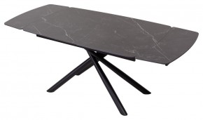 Стол RIVOLI 140 MATT BLACK MARBLE SOLID CERAMIC / BLACK, ®DISAUR в Заводоуковске - zavodoukovsk.ok-mebel.com | фото 3