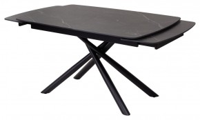 Стол RIVOLI 140 MATT BLACK MARBLE SOLID CERAMIC / BLACK, ®DISAUR в Заводоуковске - zavodoukovsk.ok-mebel.com | фото 8