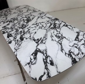Стол VICENZA 220 BULGARI WHITE, керамика / белый, ®DISAUR в Заводоуковске - zavodoukovsk.ok-mebel.com | фото 6