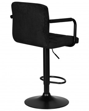 Стул барный DOBRIN KRUGER ARM BLACK, черный вельвет (LAR-E2041-52) в Заводоуковске - zavodoukovsk.ok-mebel.com | фото 4