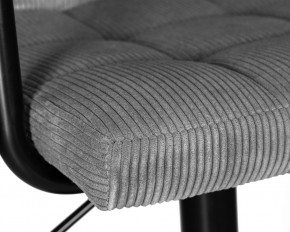 Стул барный DOBRIN KRUGER ARM BLACK, серый вельвет (LAR-E2041-25) в Заводоуковске - zavodoukovsk.ok-mebel.com | фото 7