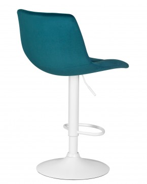 Стул барный DOBRIN TAILOR WHITE, морской волны велюр (MJ9-99) в Заводоуковске - zavodoukovsk.ok-mebel.com | фото 4