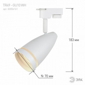 Светильник на штанге Эра  TR49 - GU10 WH в Заводоуковске - zavodoukovsk.ok-mebel.com | фото 4