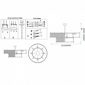 Светильник на штанге Imperiumloft RH Marais Round Chandelier 40,2668 в Заводоуковске - zavodoukovsk.ok-mebel.com | фото 11