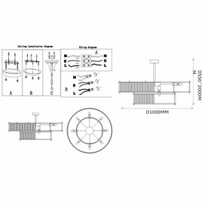Светильник на штанге Imperiumloft RH Marais Round Chandelier 40,2668 в Заводоуковске - zavodoukovsk.ok-mebel.com | фото 11