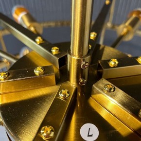 Светильник на штанге Imperiumloft RH Marais Round Chandelier 40,2668 в Заводоуковске - zavodoukovsk.ok-mebel.com | фото 5