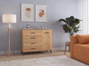 СВЕТЛАНА LOFT Комод-тумба  (дуб золотой) в Заводоуковске - zavodoukovsk.ok-mebel.com | фото 3