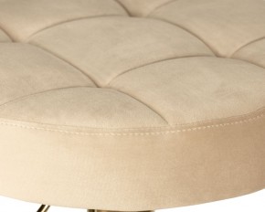 Табурет барный DOBRIN BRUNO GOLD, бежевый велюр (MJ9-10) в Заводоуковске - zavodoukovsk.ok-mebel.com | фото