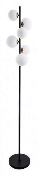 Торшер Arte Lamp Gemini A2243PN-6BK в Заводоуковске - zavodoukovsk.ok-mebel.com | фото