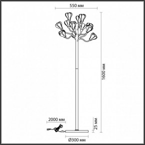 Торшер Odeon Light Gardi 5090/12F в Заводоуковске - zavodoukovsk.ok-mebel.com | фото 5
