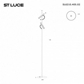 Торшер ST-Luce LILT SL6210.405.02 в Заводоуковске - zavodoukovsk.ok-mebel.com | фото 2