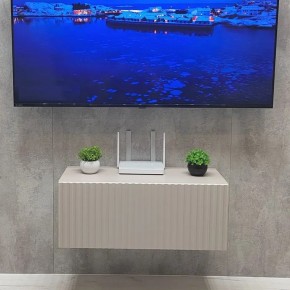 Тумба подвесная под ТВ LINES MTV1-MA 750 Бежевый (Леда-М 10.1.5) в Заводоуковске - zavodoukovsk.ok-mebel.com | фото 5