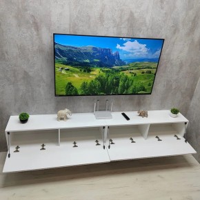 Тумба подвесная под ТВ LINES MTV4-MA 1150 Белый матовый (Белый-M 10.1.2) в Заводоуковске - zavodoukovsk.ok-mebel.com | фото 11