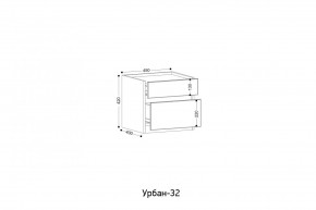 УРБАН- 32 Тумба в Заводоуковске - zavodoukovsk.ok-mebel.com | фото 2