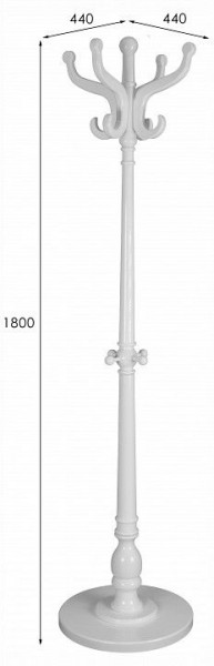 Вешалка-стойка В 1Н в Заводоуковске - zavodoukovsk.ok-mebel.com | фото 7