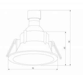 Встраиваемый светильник Elektrostandard Side 25059/01 в Заводоуковске - zavodoukovsk.ok-mebel.com | фото 6