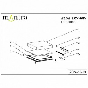 Встраиваемый светильник Mantra Blue Sky 9095 в Заводоуковске - zavodoukovsk.ok-mebel.com | фото 5