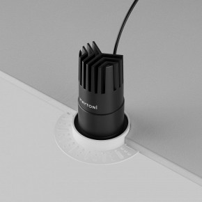 Встраиваемый светильник Maytoni Dip DL120-10W-2.7K-TRS-B в Заводоуковске - zavodoukovsk.ok-mebel.com | фото 6